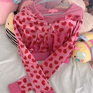 SugarThrillz Jennifer’s Body Heart Zip Up Sweatshirt